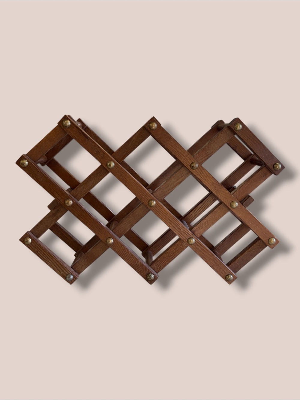 MCM Solid Wood Collapsible Wine Rack